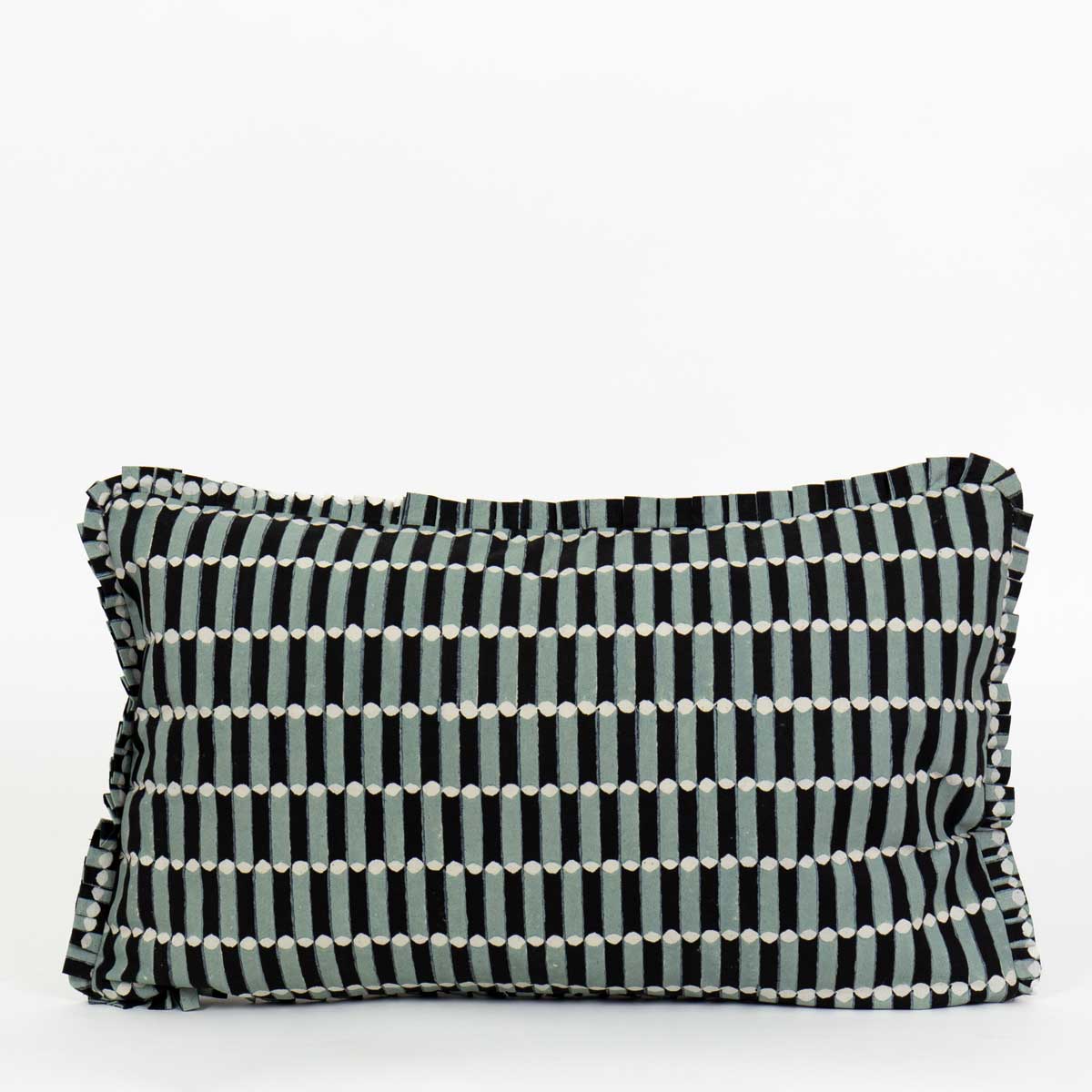 TIVOLI Cushion cover 30x50, black/grey