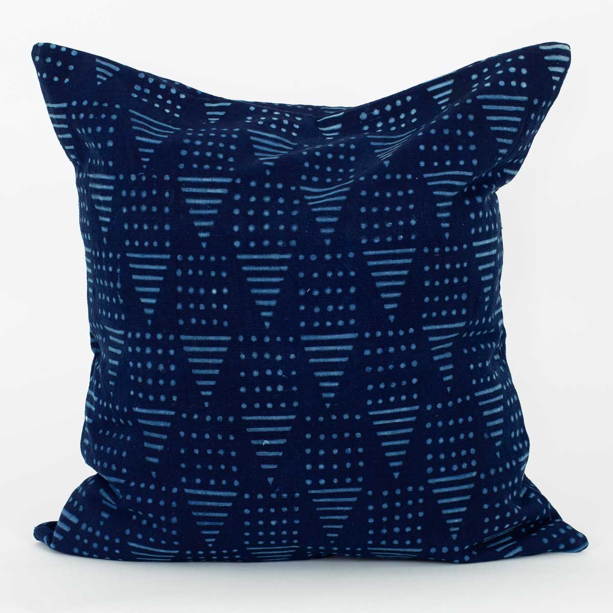 TRIANGLE Cushion cover 50x50, indigo