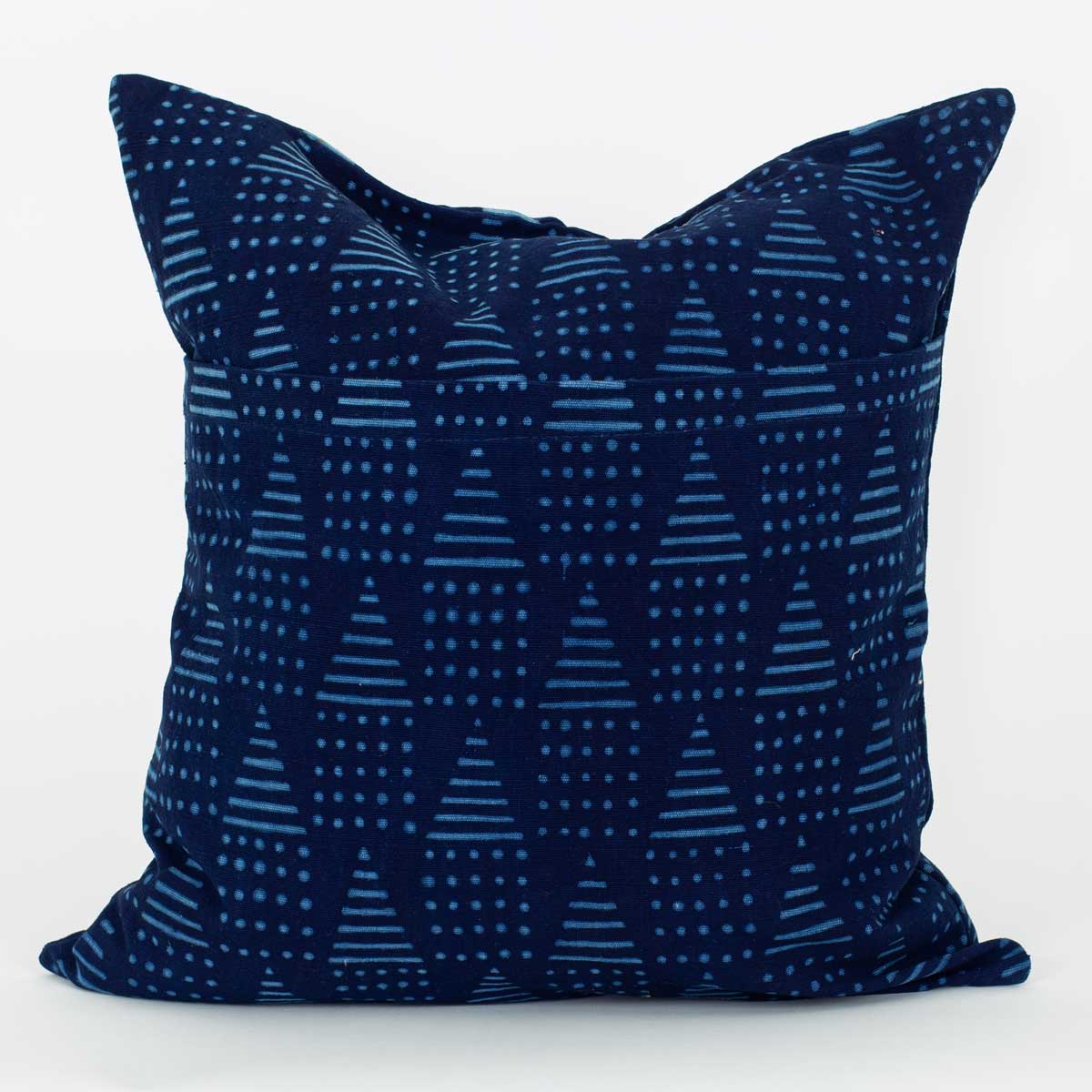 TRIANGLE Cushion cover 50x50, indigo