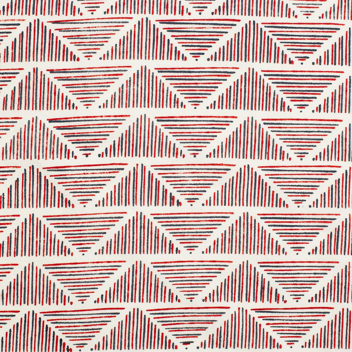 TRIANGULAR Metervara, röd/blå