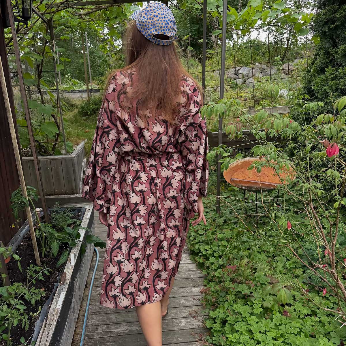 TULIP Kimono, rosa/svart
