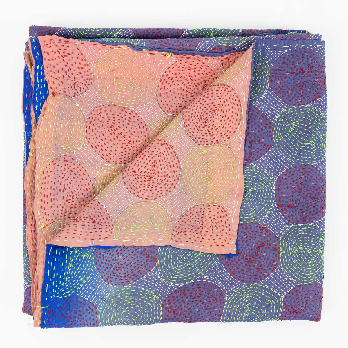ROUND VINTAGE Silk scarf L, no9