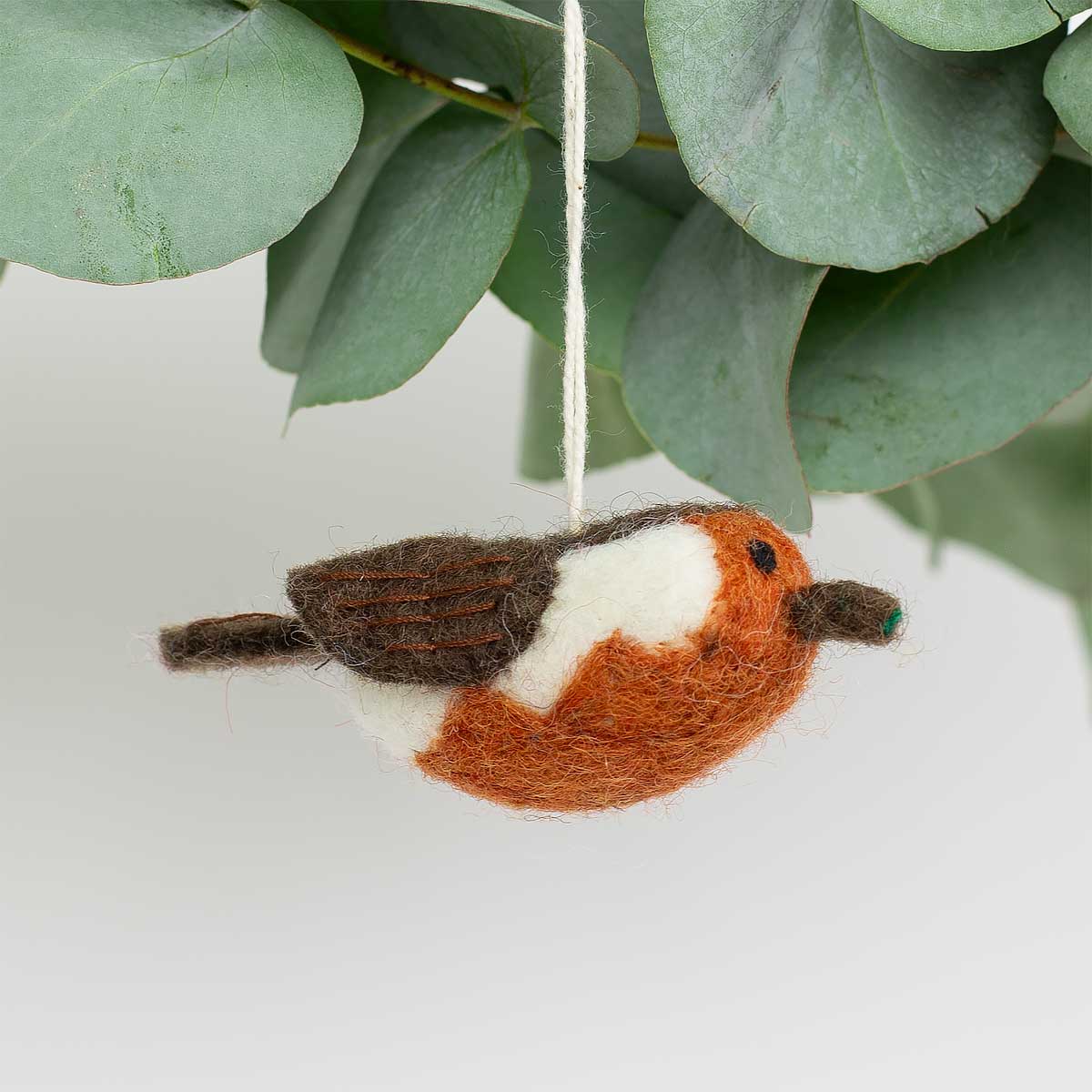 WINTER WREN Christmas ornament