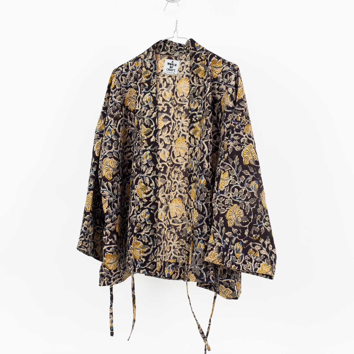 YELLOW POPPY Kimono, kort