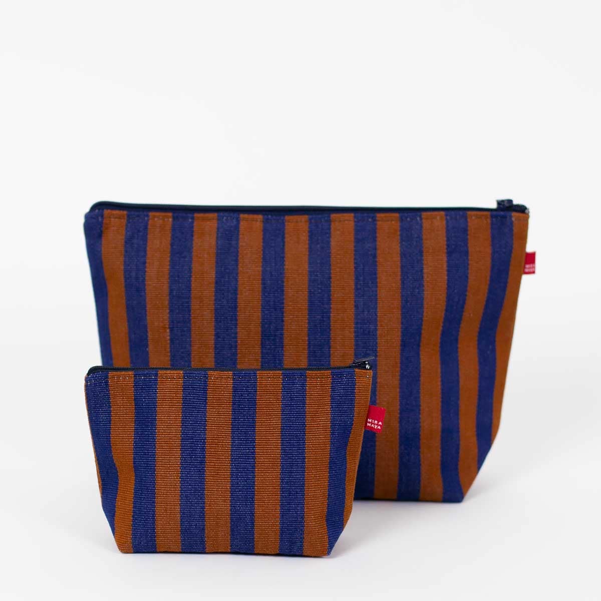 ZORA Cosmetic bag S, darkblue/brown